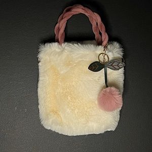 Fluffy Cherry Satchel Bag
